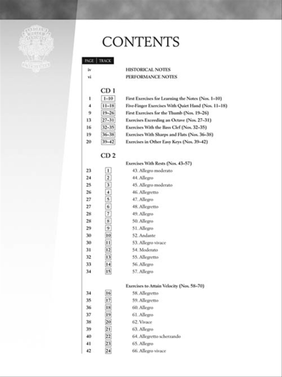 Carl Czerny – Practical Method for Beginners, Op. 599 Piano Method scores gallery preview page 5