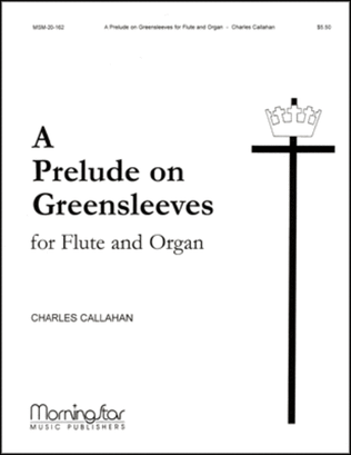 Book cover for A Prelude on Greensleeves for Flute and Organ