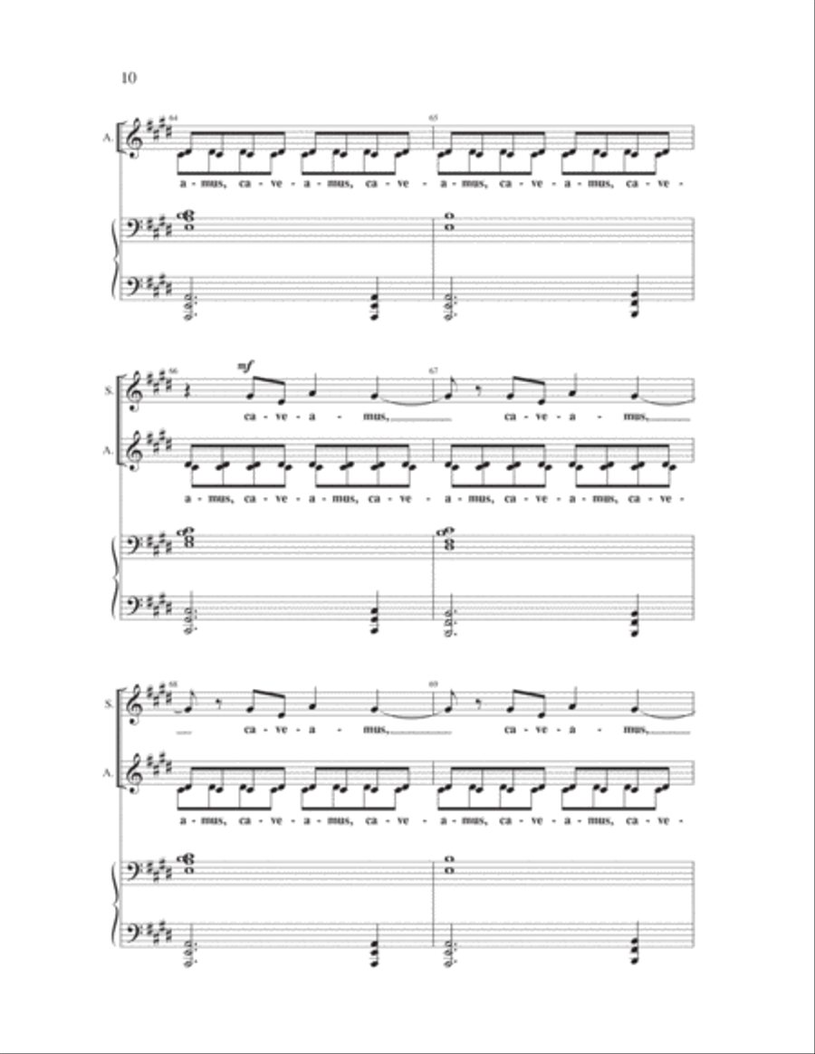 If Only the World (Ubi Caritas) 4-Part scores gallery preview page 9