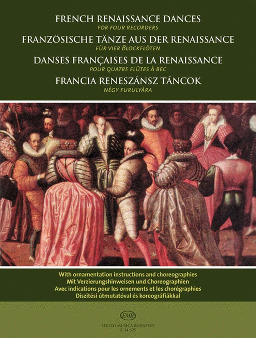 Französische Tänze aus der Renaissance für vier Bl