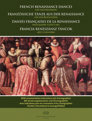 Book cover for Französische Tänze aus der Renaissance für vier Bl