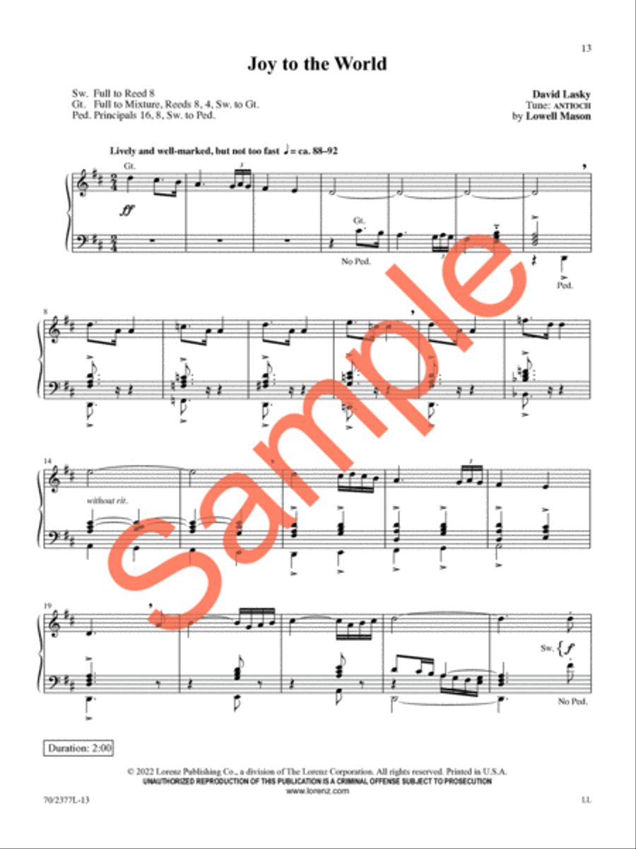 Seasonal Expressions Organ Solo scores gallery preview page 10