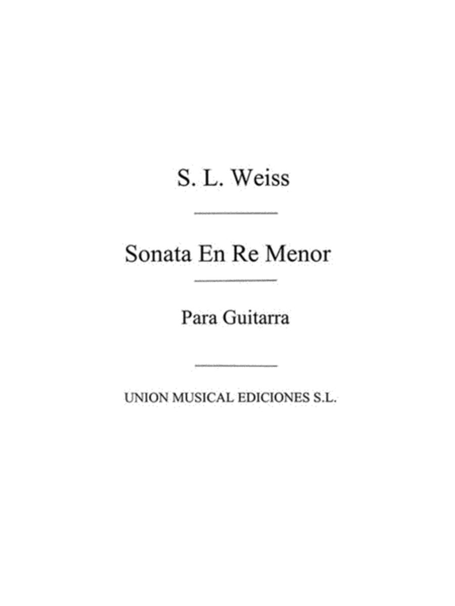 Weiss - Sonata D Minor For Guitar (Pod)