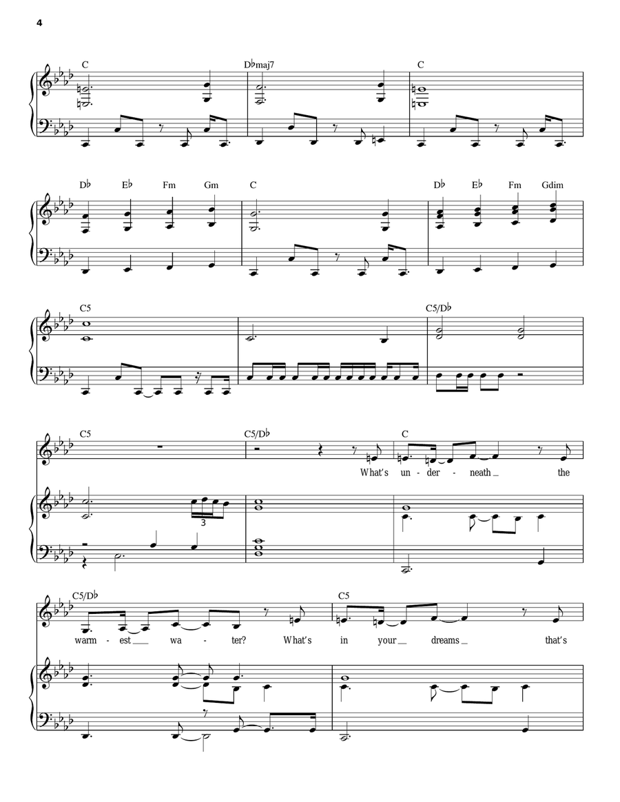 Our Days Our Days Piano, Vocal, Guitar scores gallery preview page 4