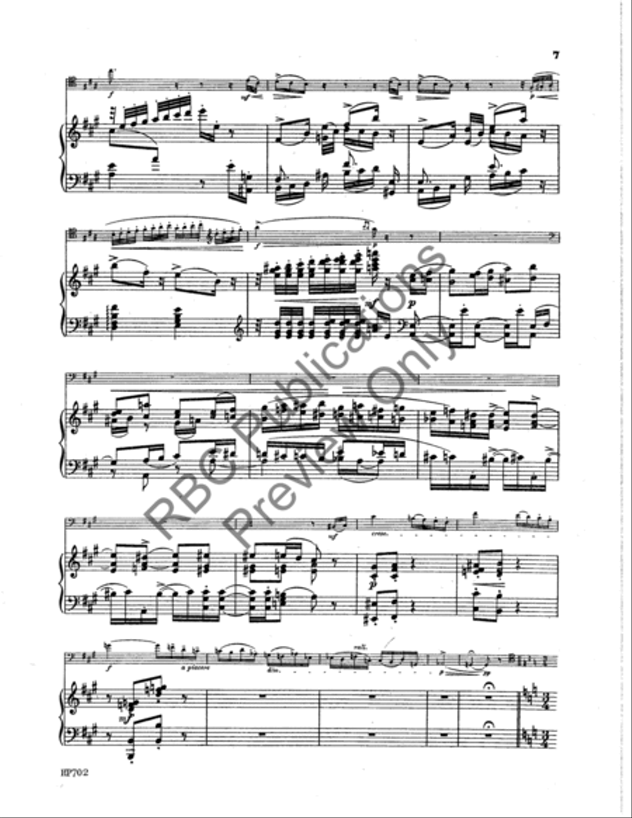 Variations On A Rococo Theme Viola scores gallery preview page 8