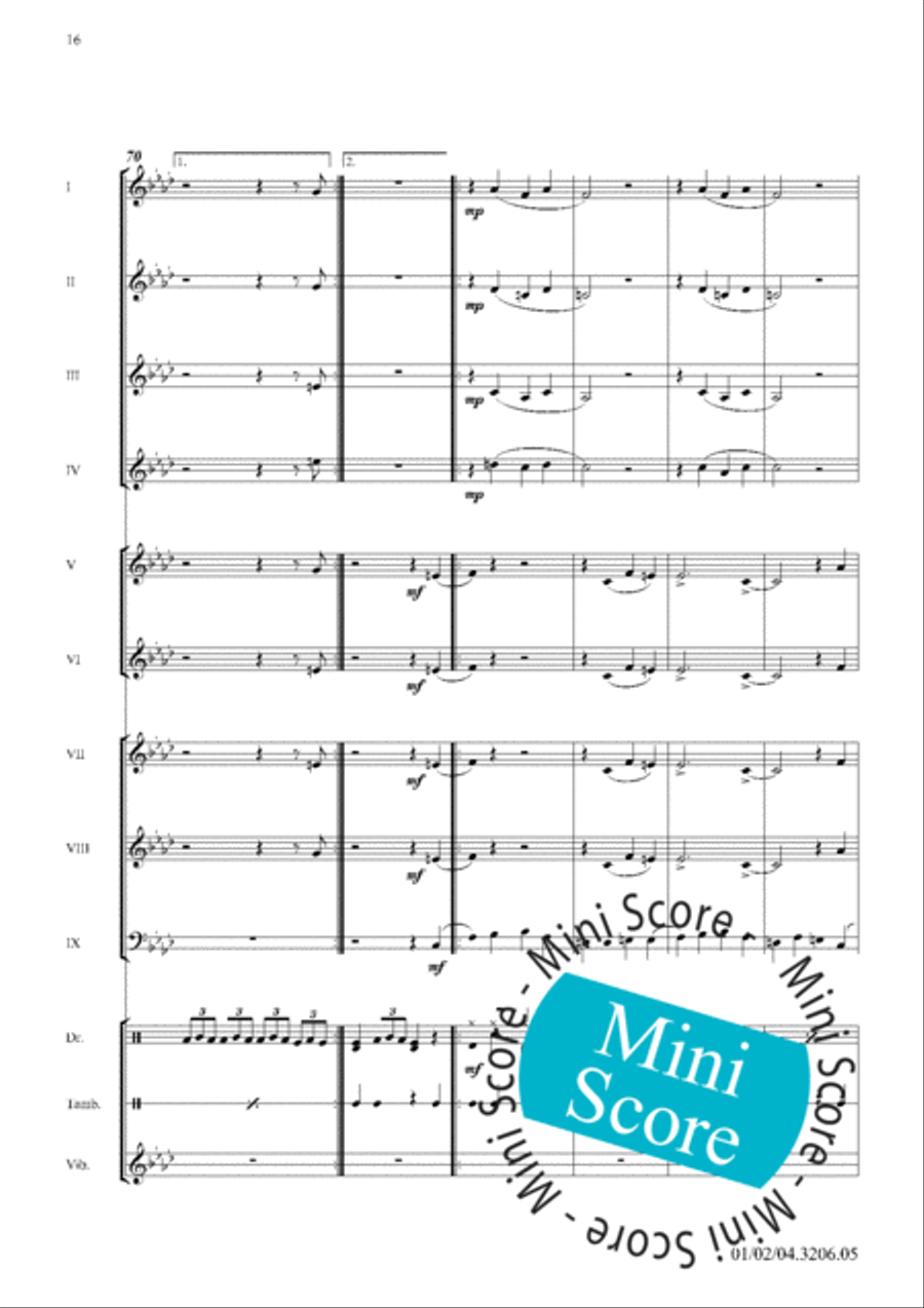 Sing, Sing, Sing Sing, Sing, Sing Brass Band scores gallery preview page 20