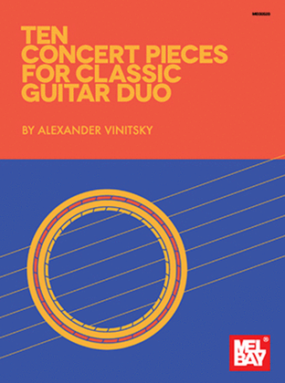 Book cover for Ten Concert Pieces for Classic Guitar Duo