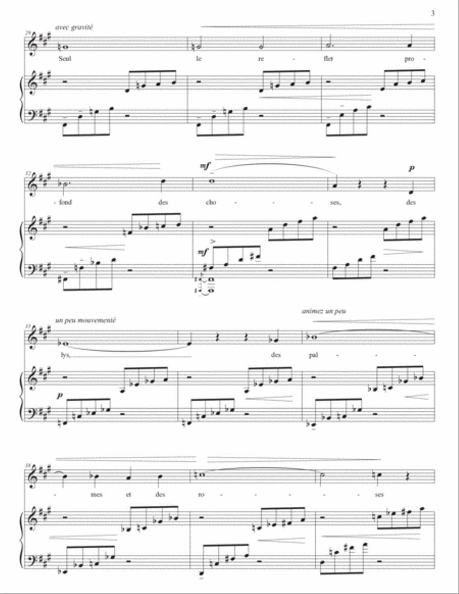 BOULANGER: COMPLETE SONGS (original keys) Voice scores gallery preview page 4