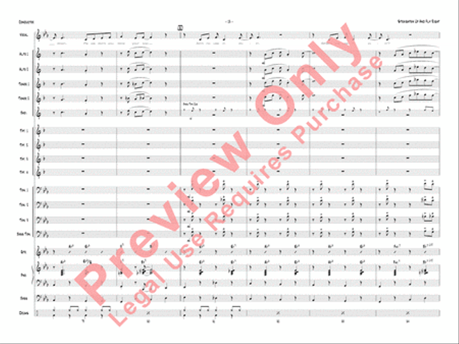Straighten Up and Fly Right Jazz Ensemble scores gallery preview page 16