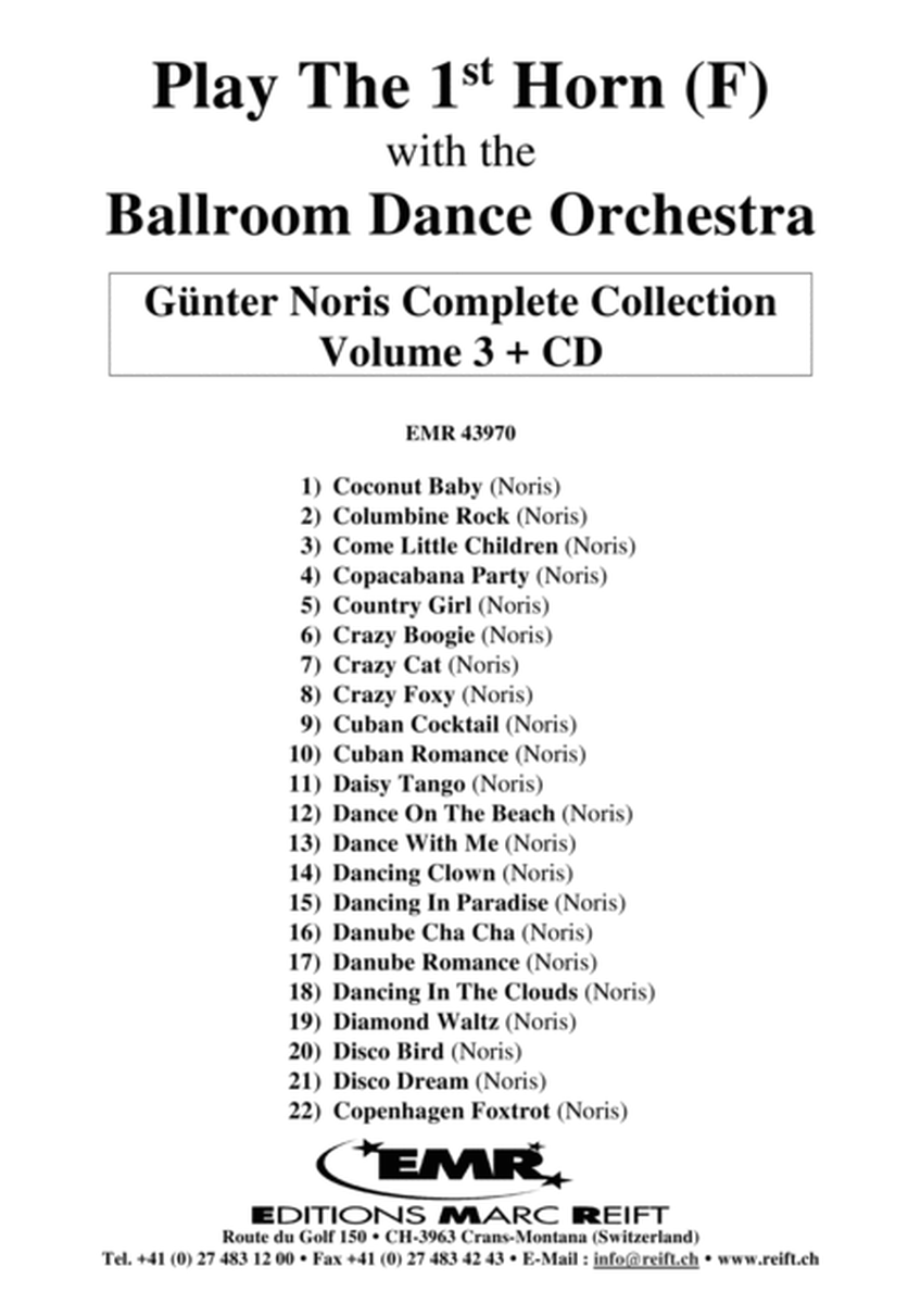 Play The 1st Horn With The Ballroom Dance Orchestra Vol. 3 image number null