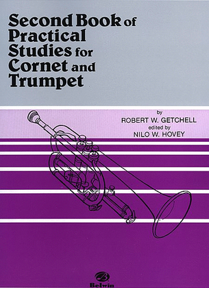 Book cover for Practical Studies for Cornet and Trumpet, Book 2
