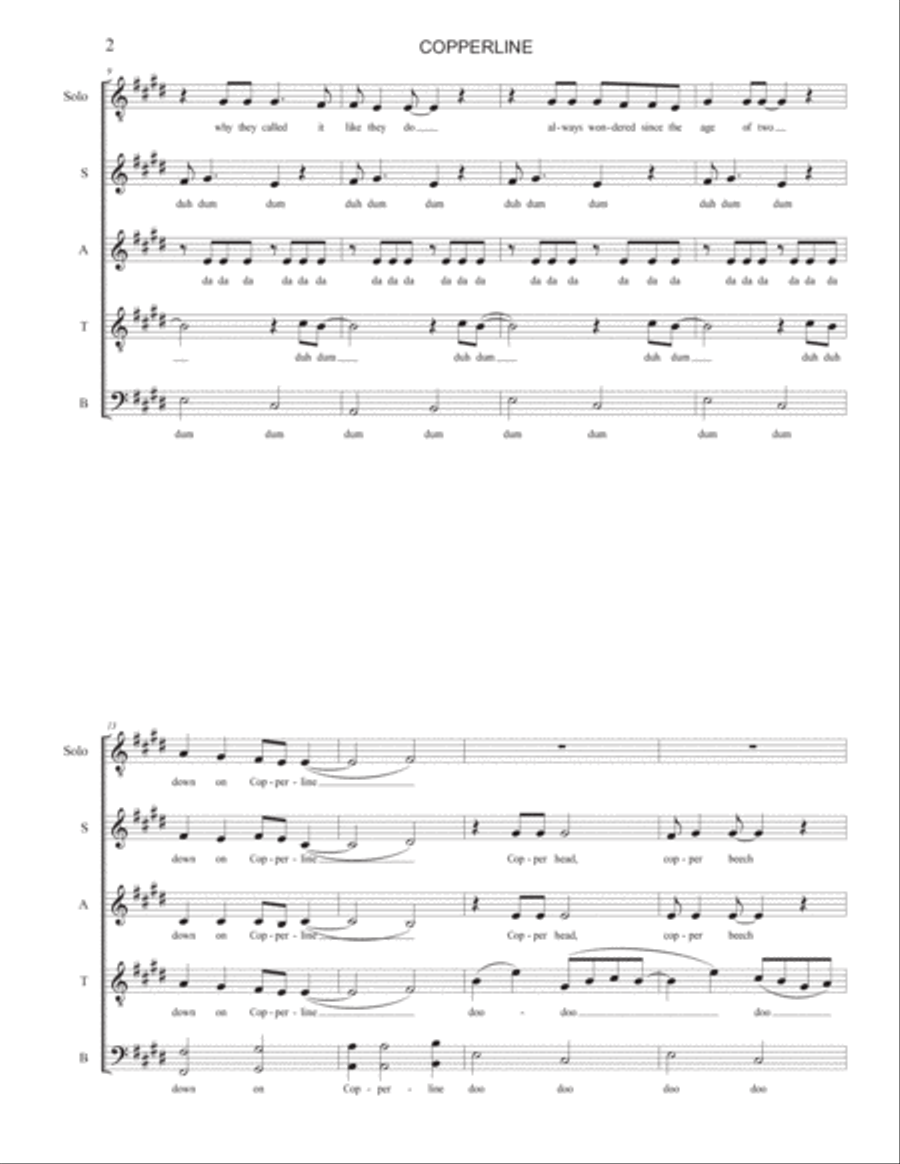 Copperline 4-Part scores gallery preview page 2