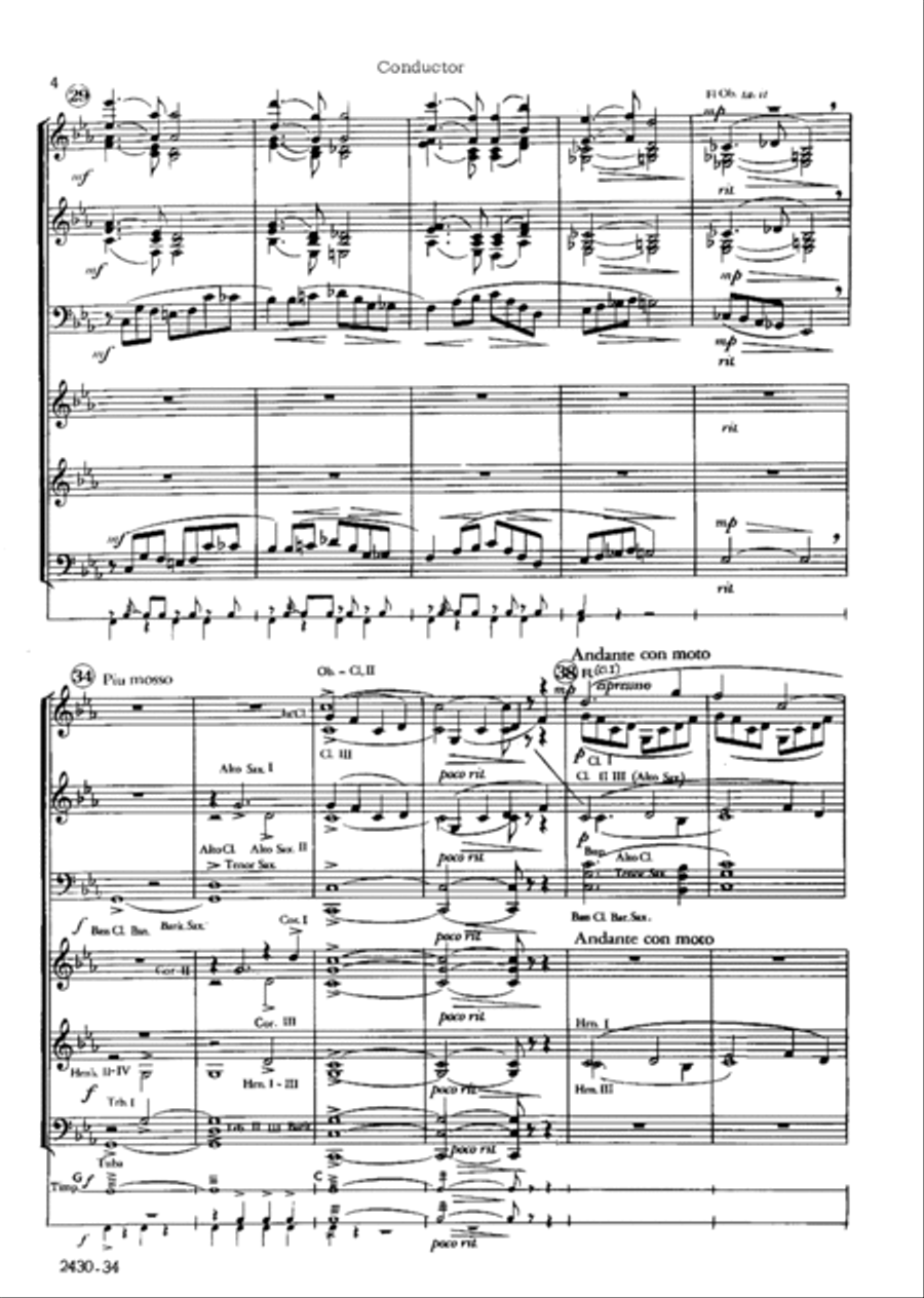 The Far Country The Far Country Concert Band scores gallery preview page 5