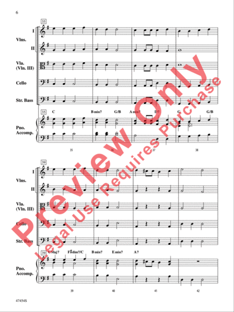 Just Add Music String Orchestra scores gallery preview page 7