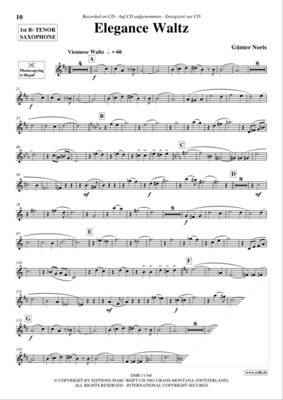 Play The 1st Tenor Sax With The Ballroom Dance Orchestra Vol. 4 Tenor Saxophone scores gallery preview page 11