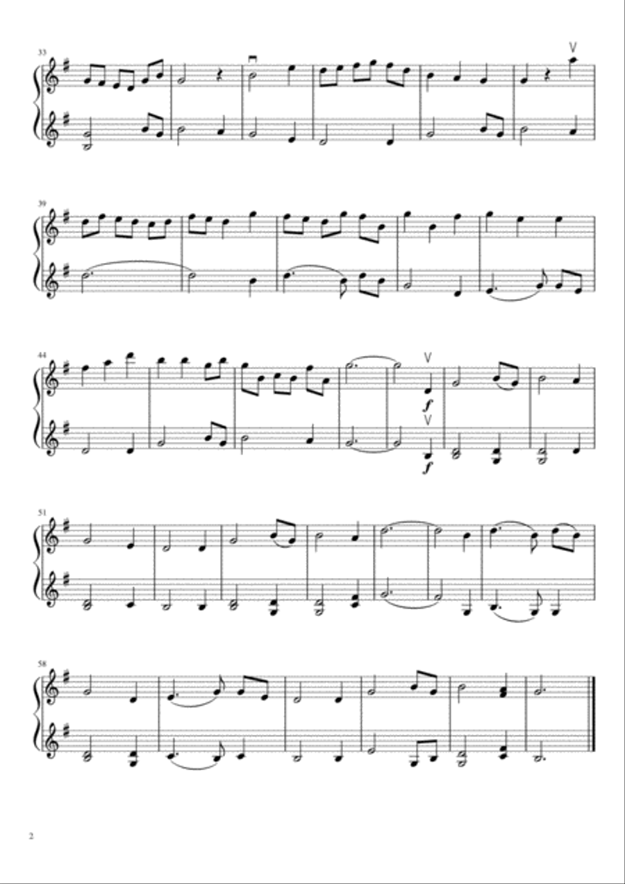 Amazing Grace String Duet scores gallery preview page 3