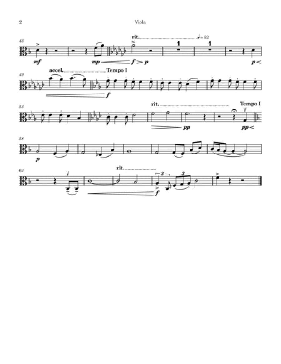 I Will Fly - Viola Choir scores gallery preview page 2