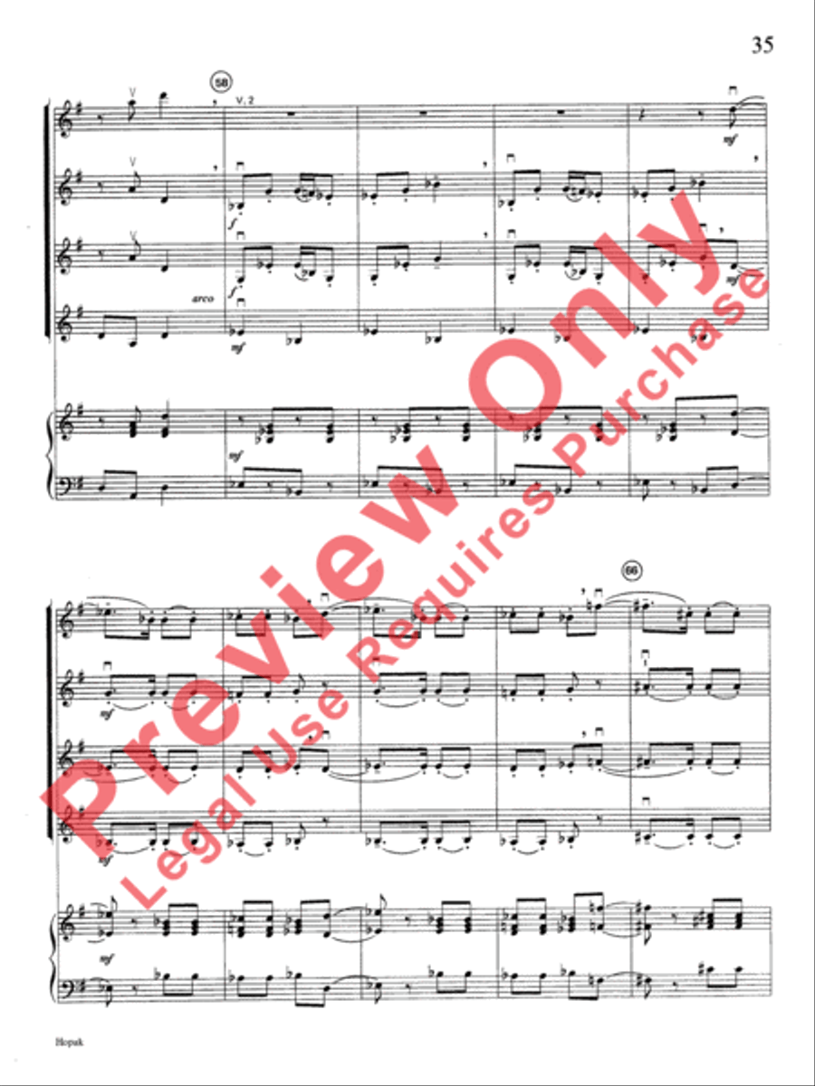 Highland/Etling Violin Quartet Series: Book 2