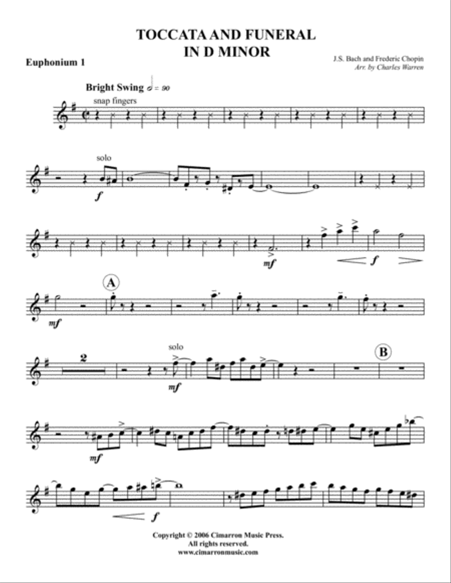 Toccata and Funeral in D Minor EETT scores gallery preview page 6