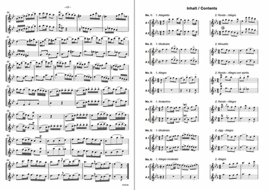 12 Duettinos Op. 42, Vol. 1
