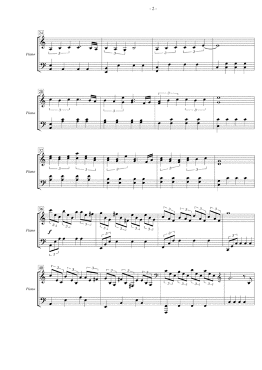 Above The Clouds Above The Clouds Piano Solo scores gallery preview page 2