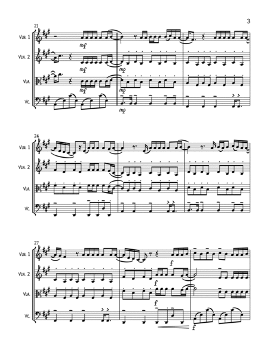 Halo String Trio scores gallery preview page 3