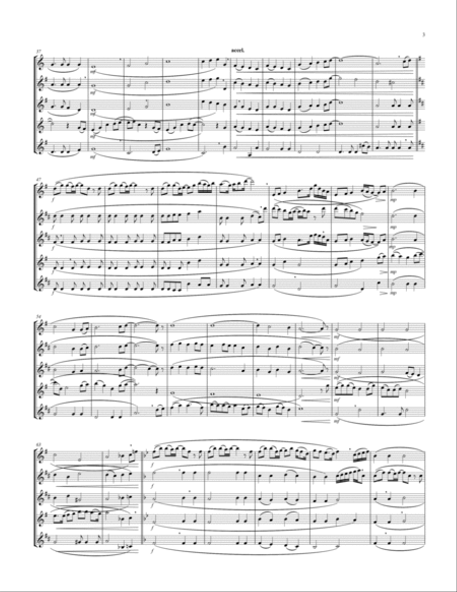 The Spirit of Life The Spirit of Life Woodwind Quintet scores gallery preview page 3