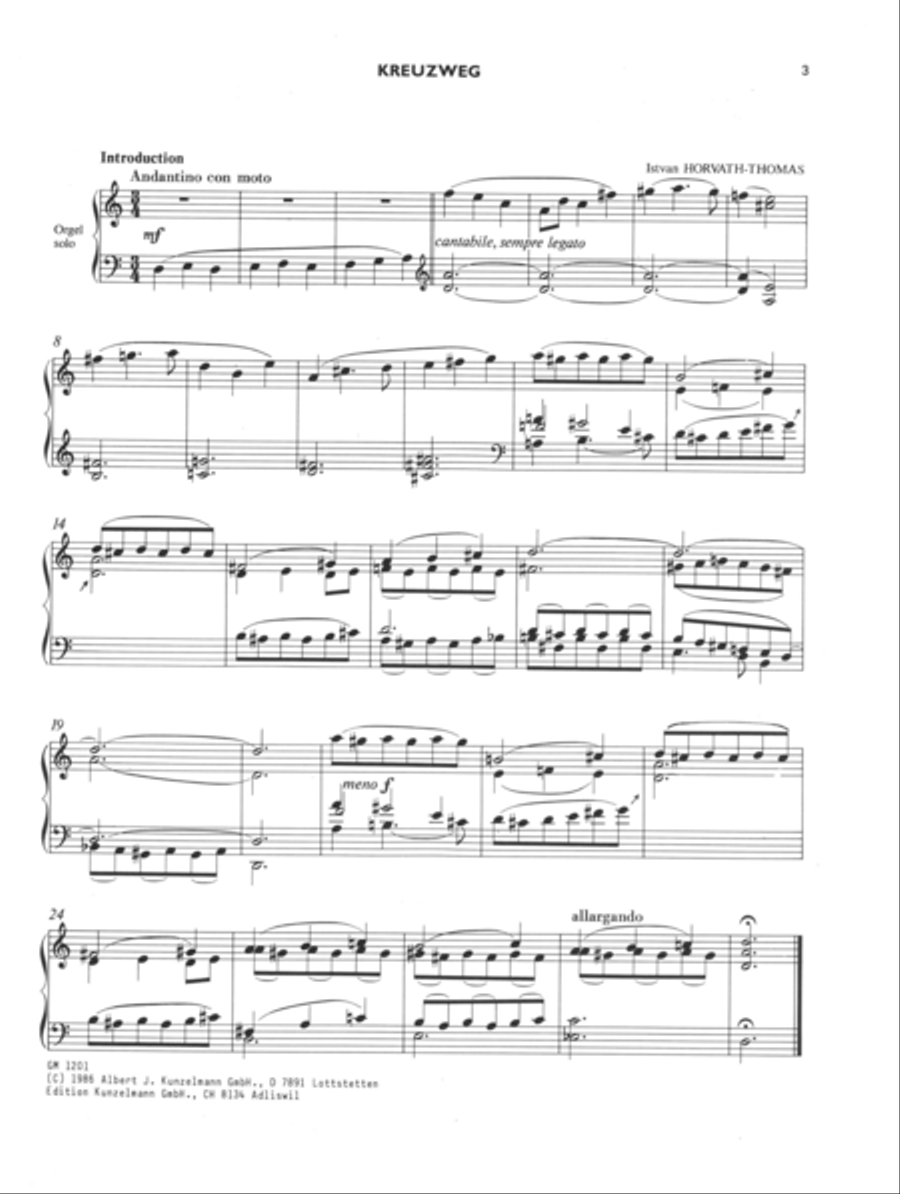 Kreuzweg (Stations of the Cross) Mixed Choir scores gallery preview page 2