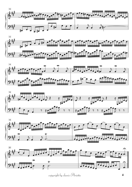 Five Two-Part Inventions (BWY 782-786) for piano