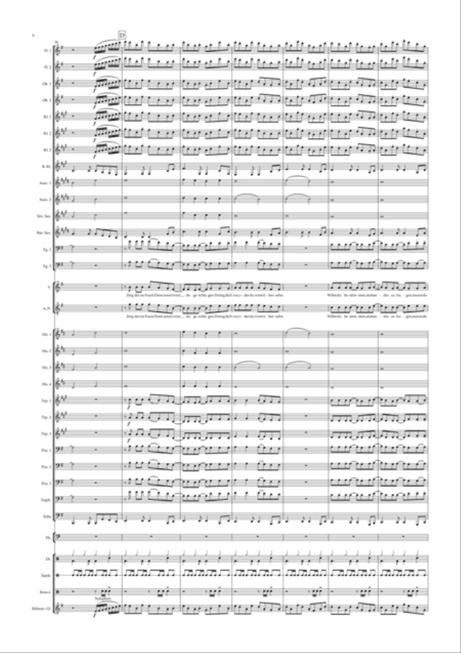 Der Tanz Der Vampire - Finale Zweiter Akt Concert Band scores gallery preview page 6