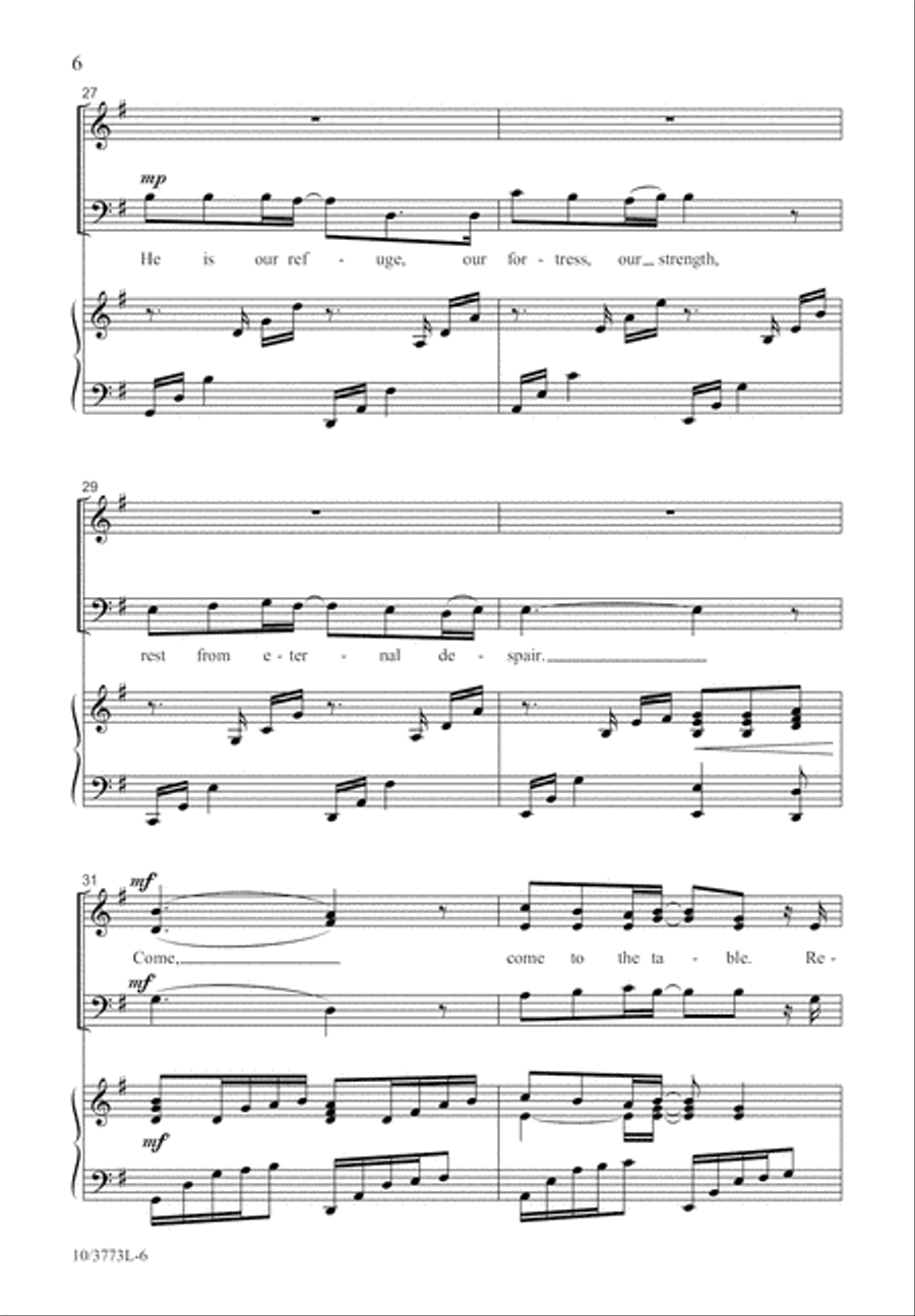 Come to the Table 3-Part scores gallery preview page 6
