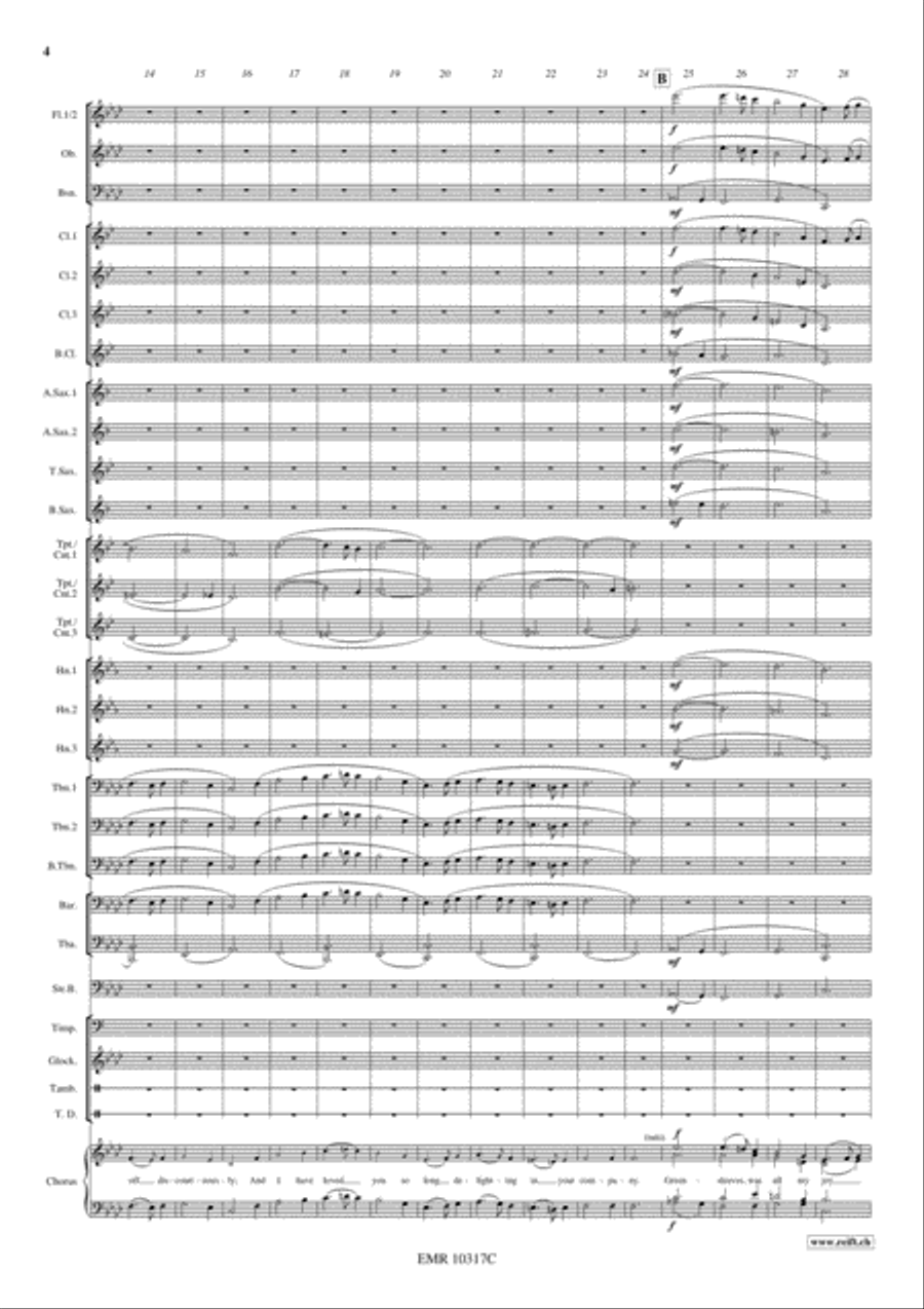 Greensleeves Greensleeves 4-Part scores gallery preview page 5