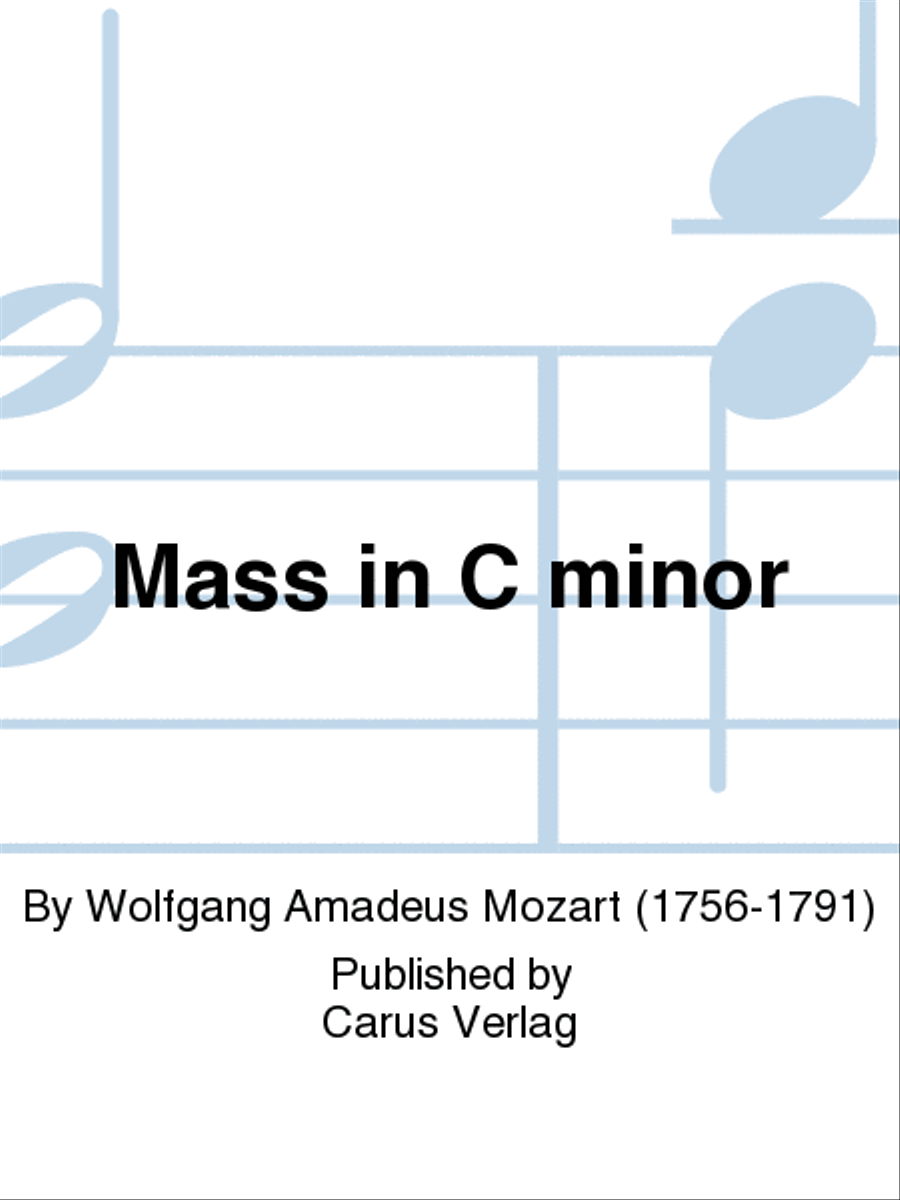 Mass in C Minor, K. 139/47a Waisenhaus Orchestra scores gallery preview page 1