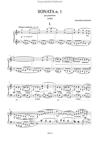 Sonata No. 1 for Piano (1956) image number null