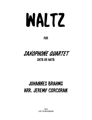 Waltz for Saxophone Quartet (SATB or AATB)