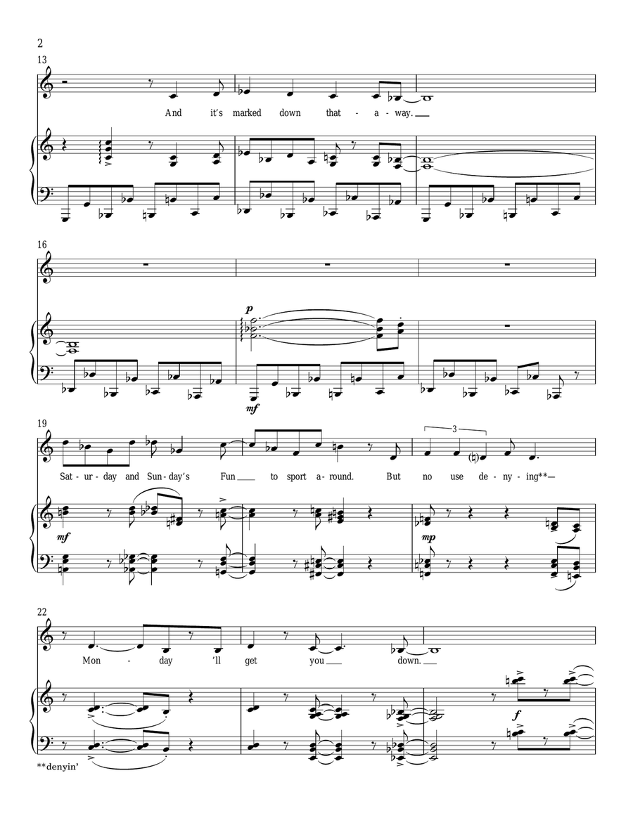 Blue Monday Low Voice scores gallery preview page 2