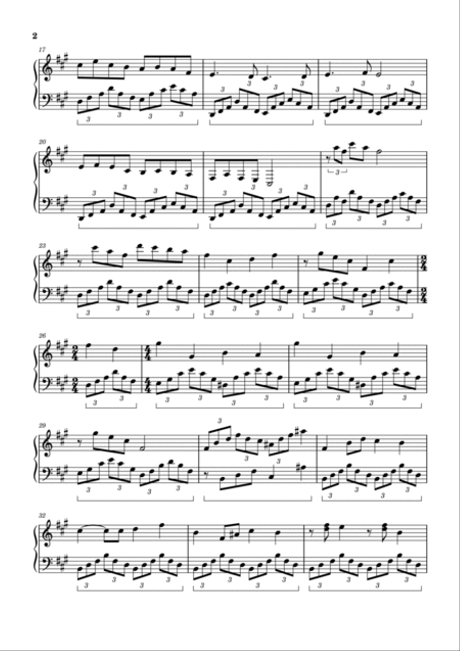 Duality Piano Solo scores gallery preview page 2