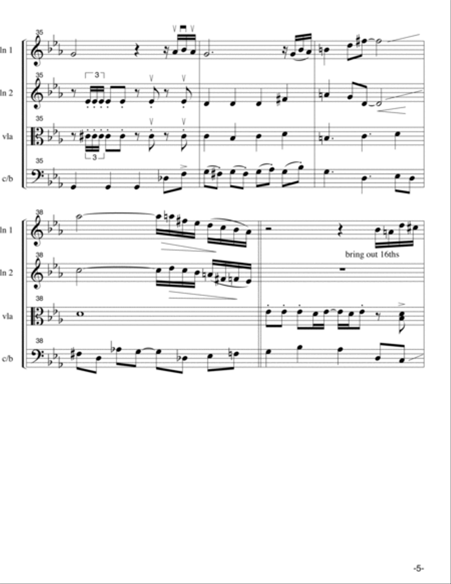 Yet Another Tango String Quartet scores gallery preview page 5