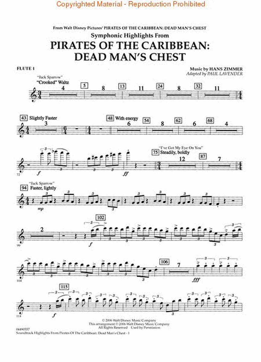 Soundtrack Highlights from Pirates of the Caribbean: Dead Man's Chest image number null