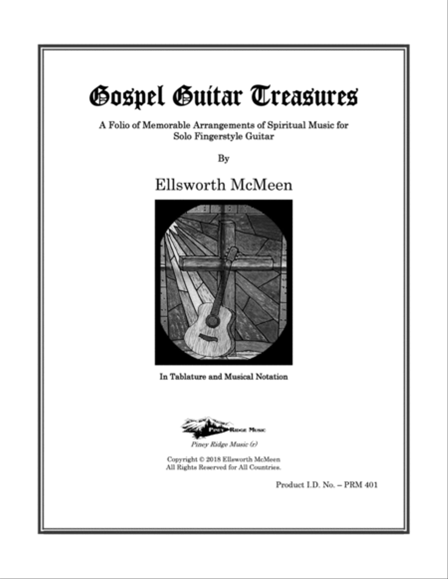Gospel Guitar Treasures (100+ pages; spiritual music for fingerstyle guitar) Acoustic Guitar scores gallery preview page 3