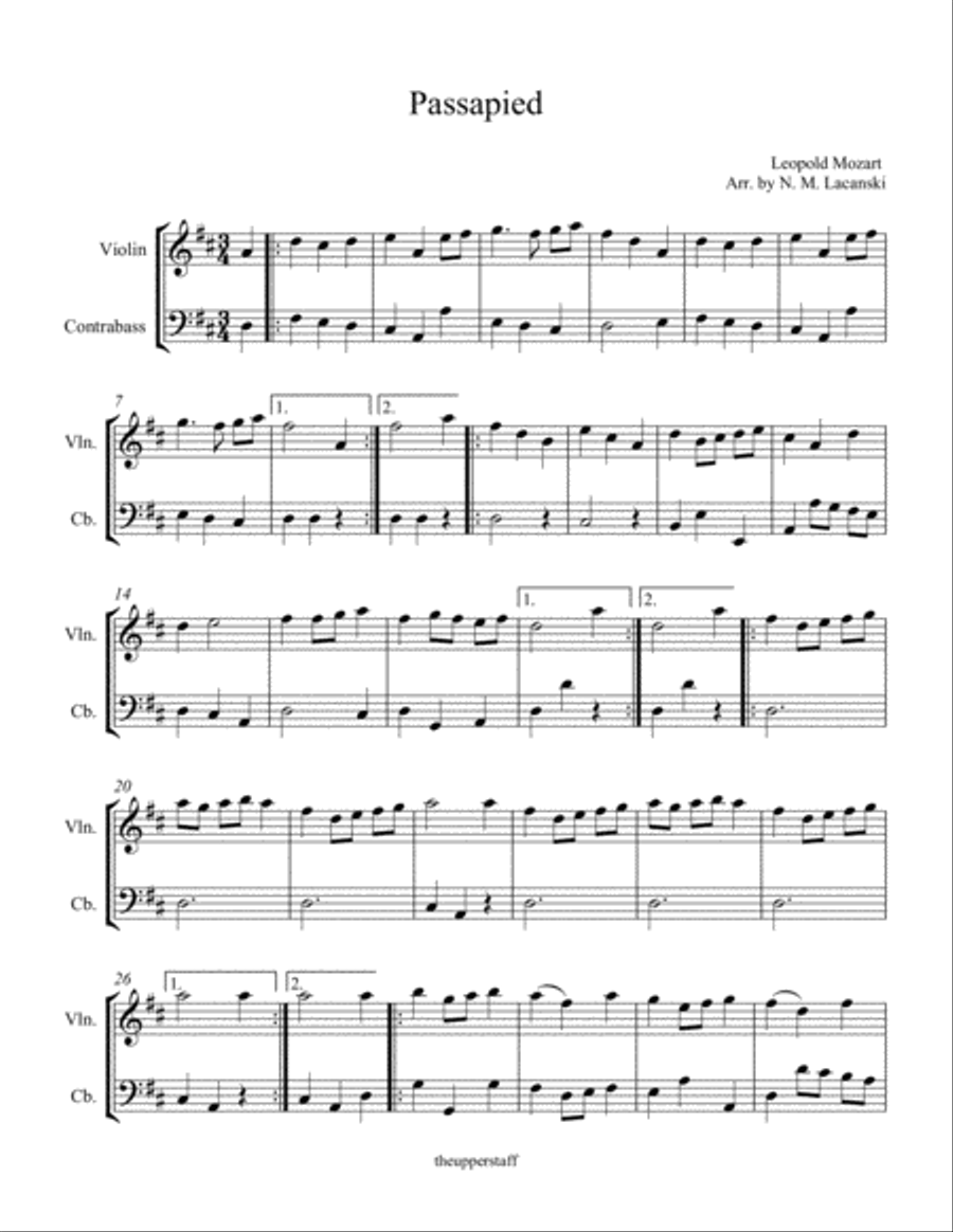 Passapied String Duet scores gallery preview page 2