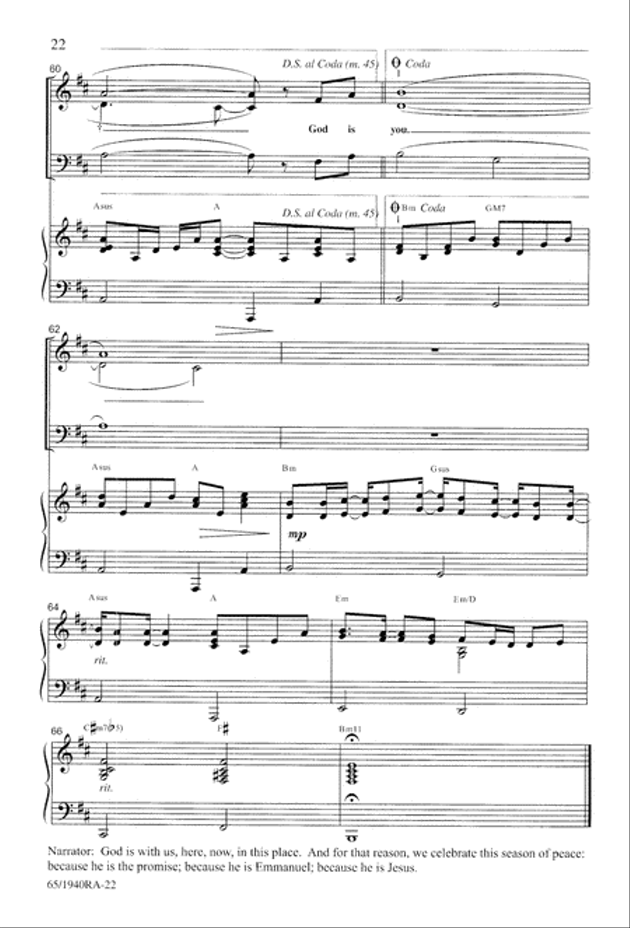 We Will Know Peace 3-Part scores gallery preview page 24
