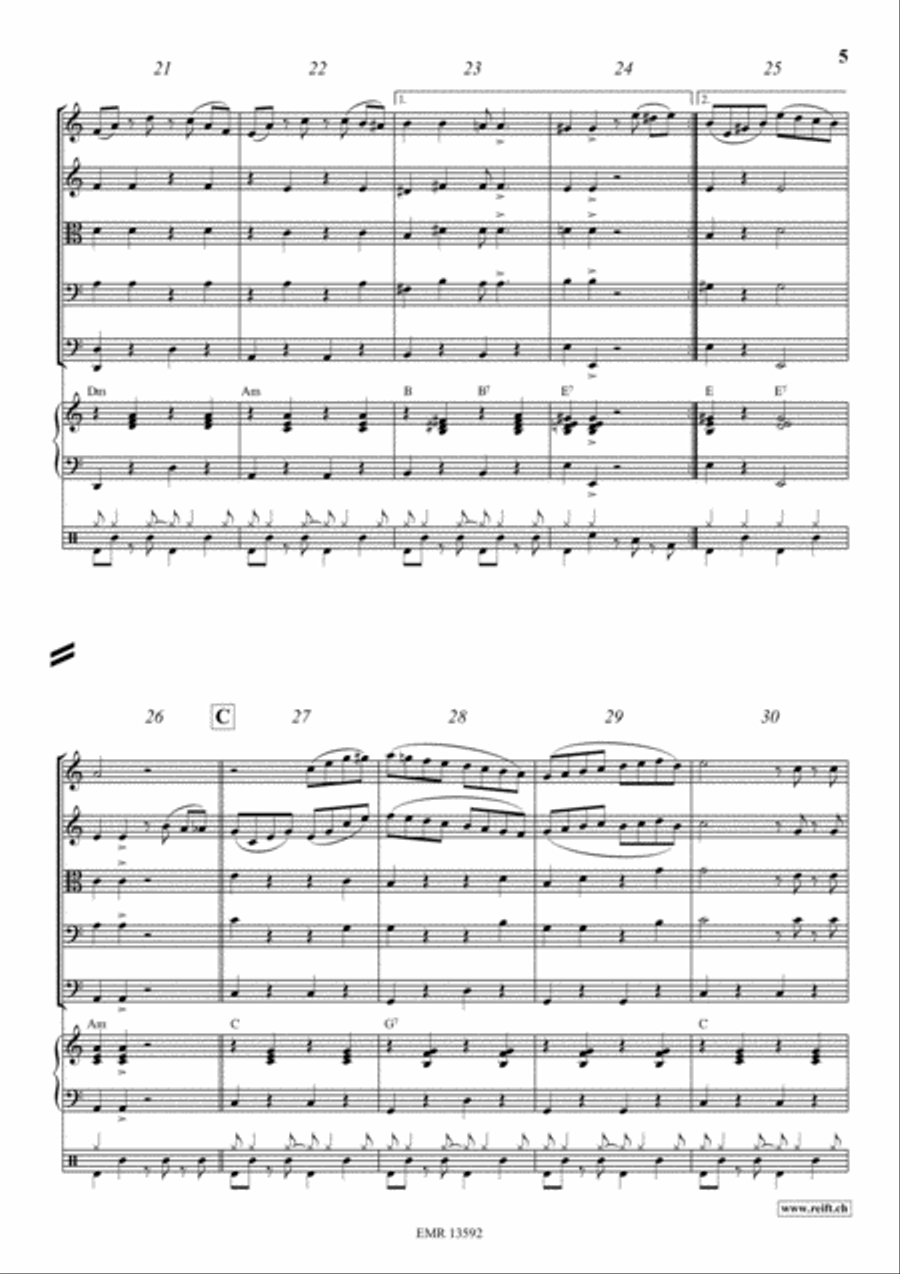 Tico Tico String Quintet scores gallery preview page 5