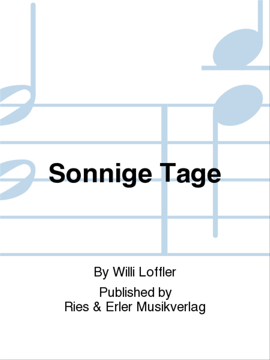 Sonnige Tage Sonnige Tage Concert Band scores gallery preview page 1
