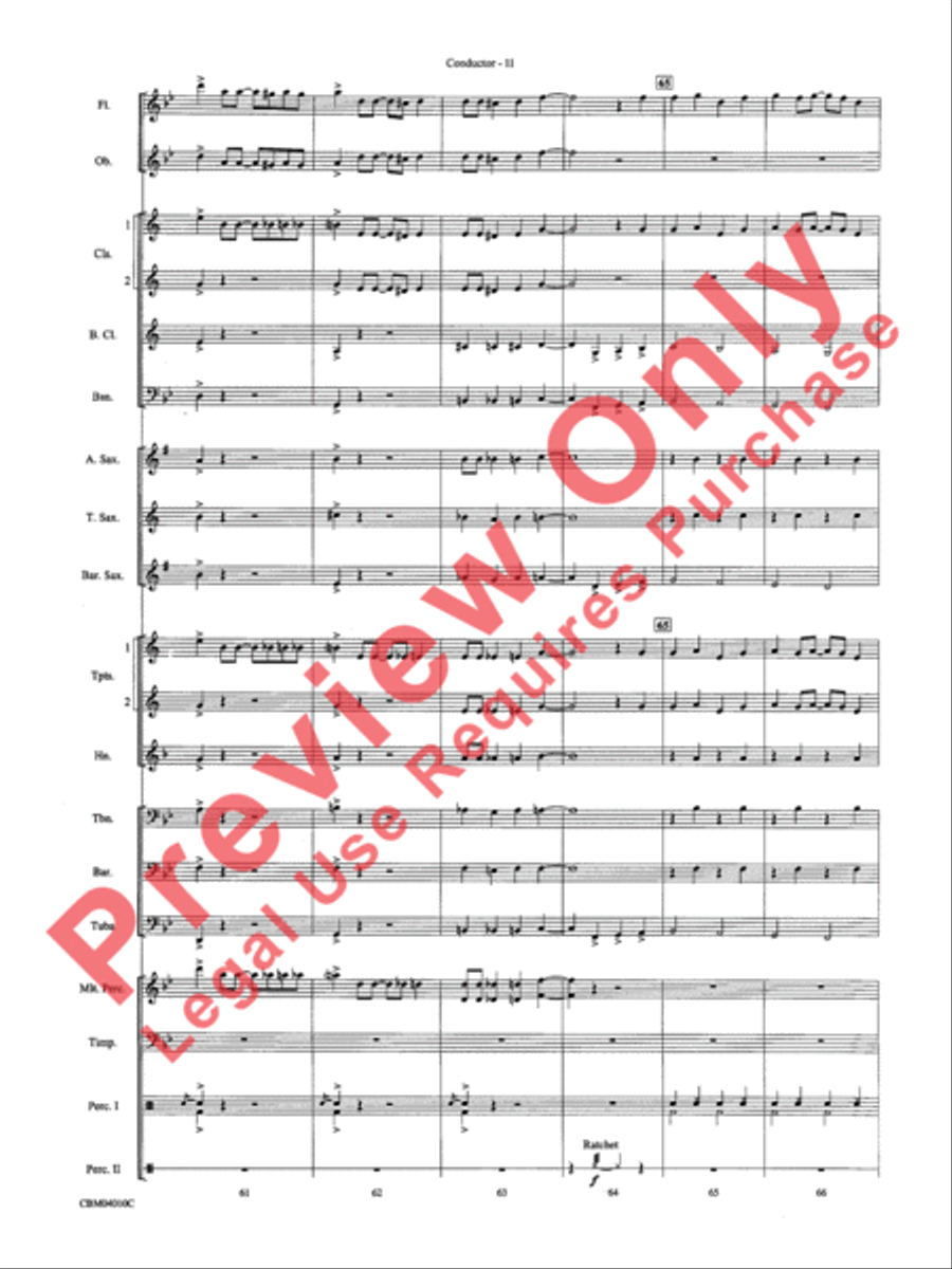 Anything Goes Concert Band scores gallery preview page 13