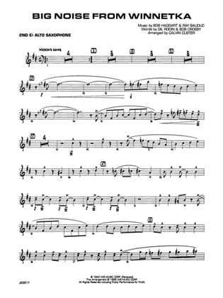 Big Noise from Winnetka: 2nd E-flat Alto Saxophone