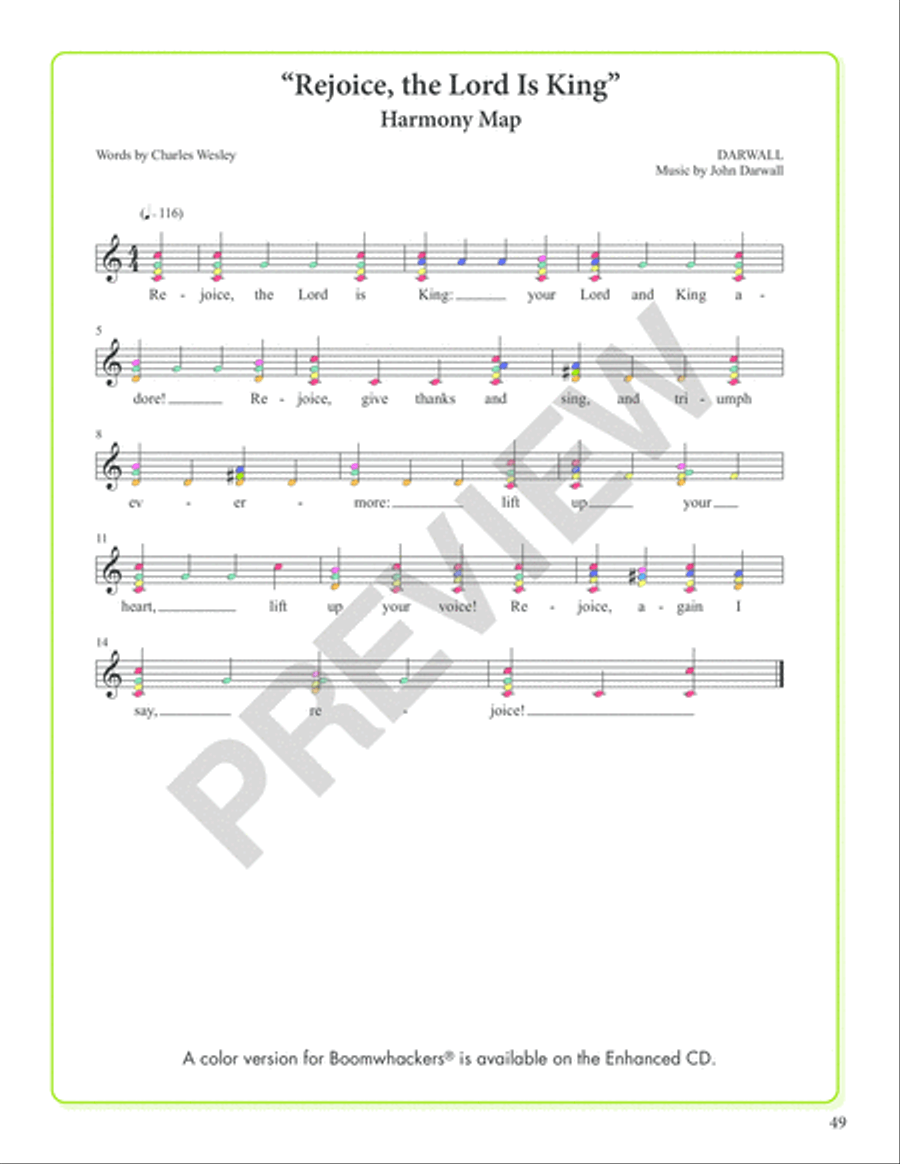 Hymn Discovery, Vol. 3 Unison Choir scores gallery preview page 17