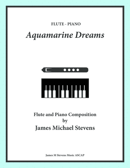 Aquamarine Dreams - Flute & Piano image number null
