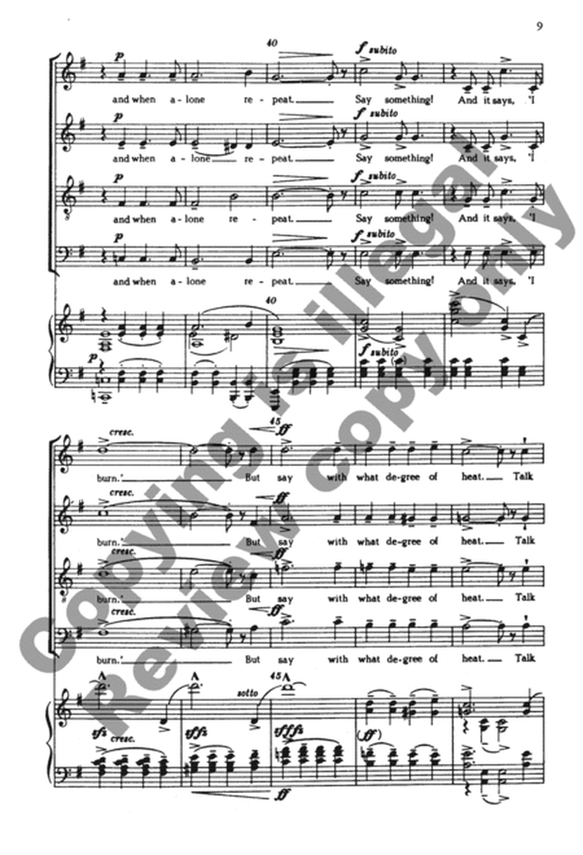 Choose Something Like A Star - SATB - From "Frostiana" image number null
