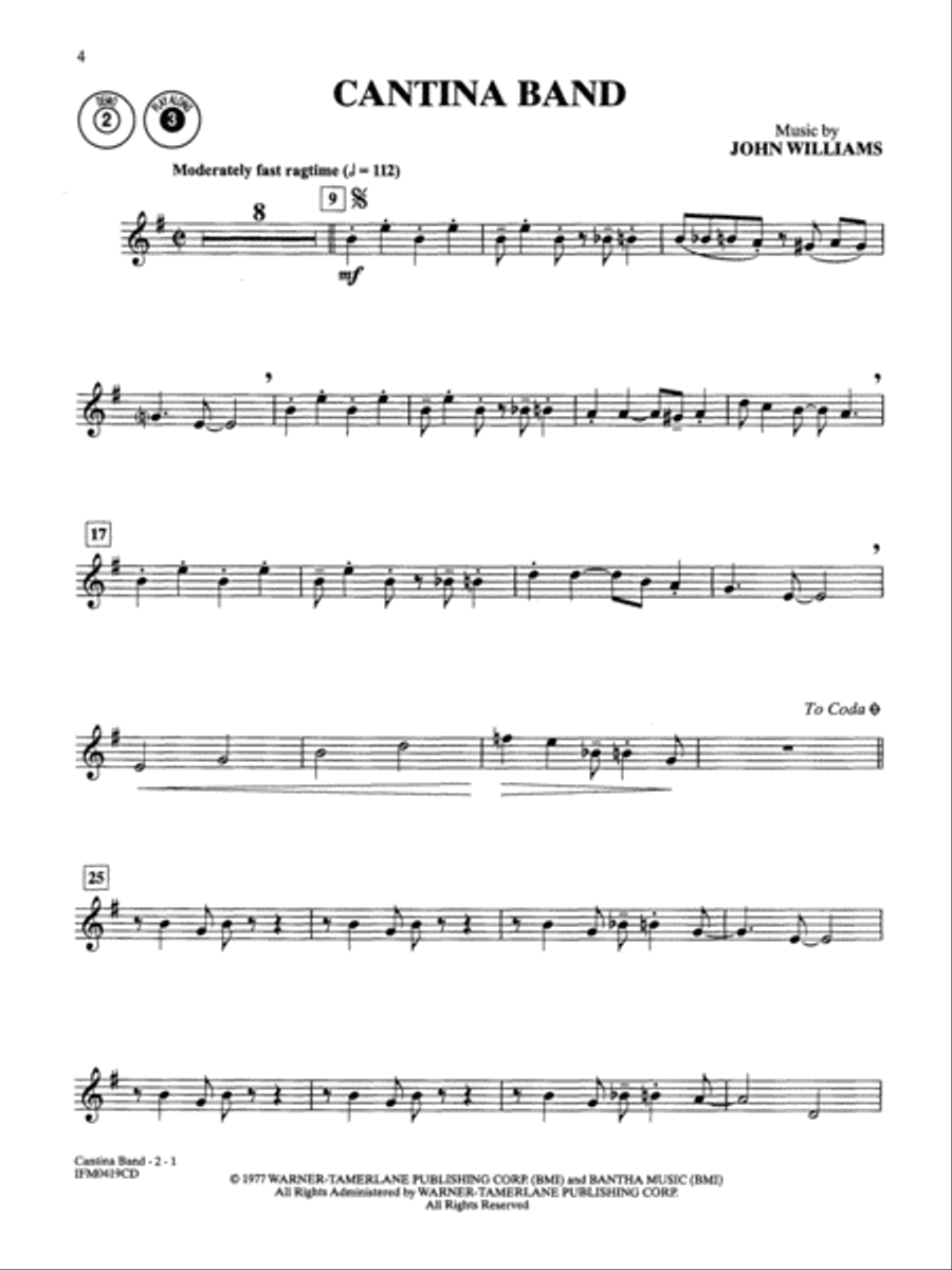 The Very Best of John Williams - Clarinet (Book/CD) Clarinet Solo scores gallery preview page 3